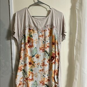 Floral Print Women's Top
